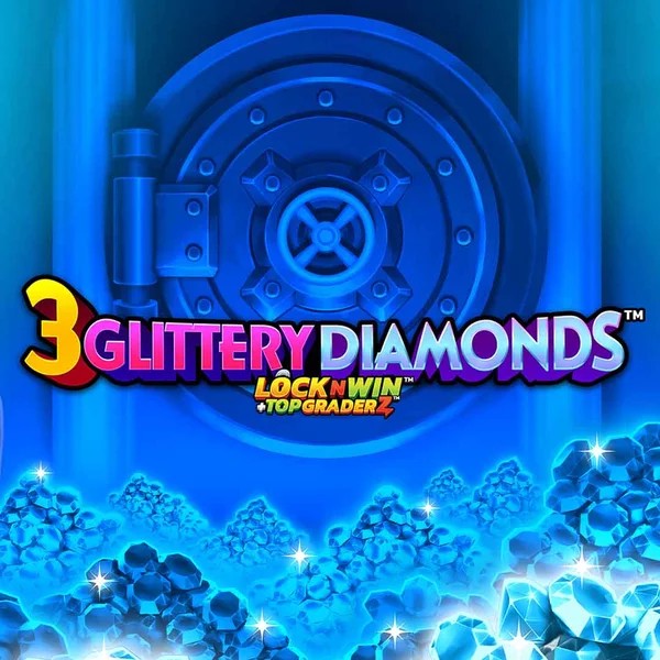 3 Glittery Diamonds game by PearFiction Studios – logo hosted on NV5 Casino