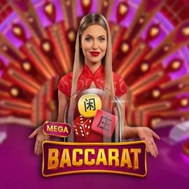 Mega Baccarat by Pragmatic Play, showcased at nv5casino.com – game logo