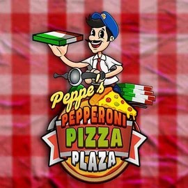 Peppe’s Pepperoni Pizza Plaza logo by Pragmatic Play at NV5 Casino