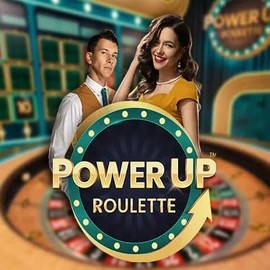 Official Live Casino logo: PowerUP Roulette by Pragmatic Play at NV5 Casino